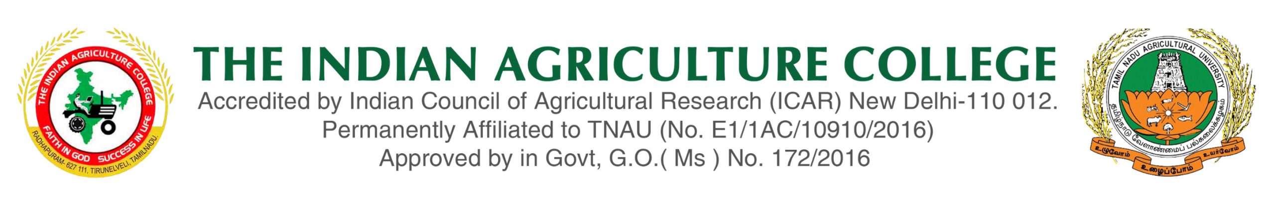 The Indian Agriculture College